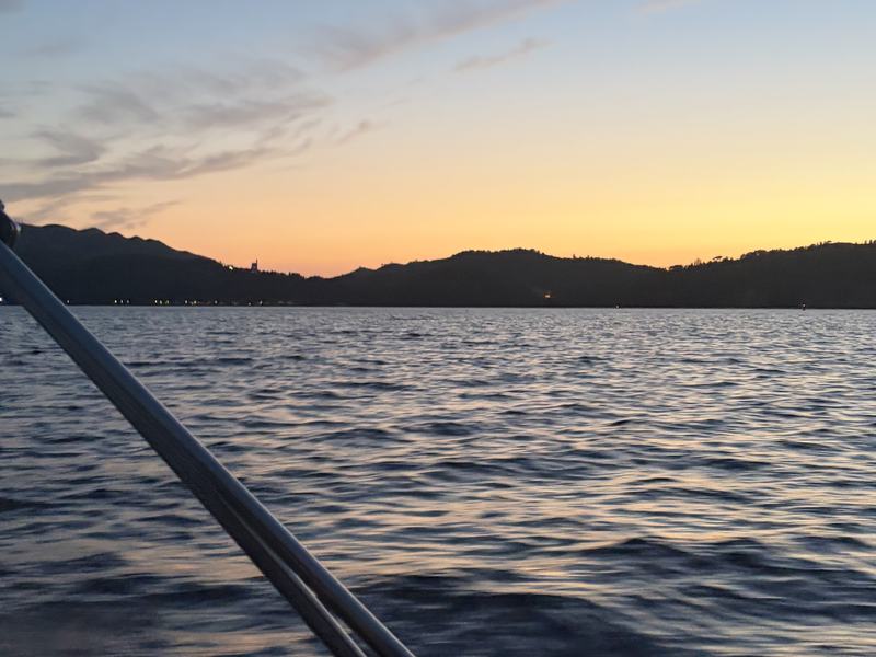 Sunset — Sunset on the Sado